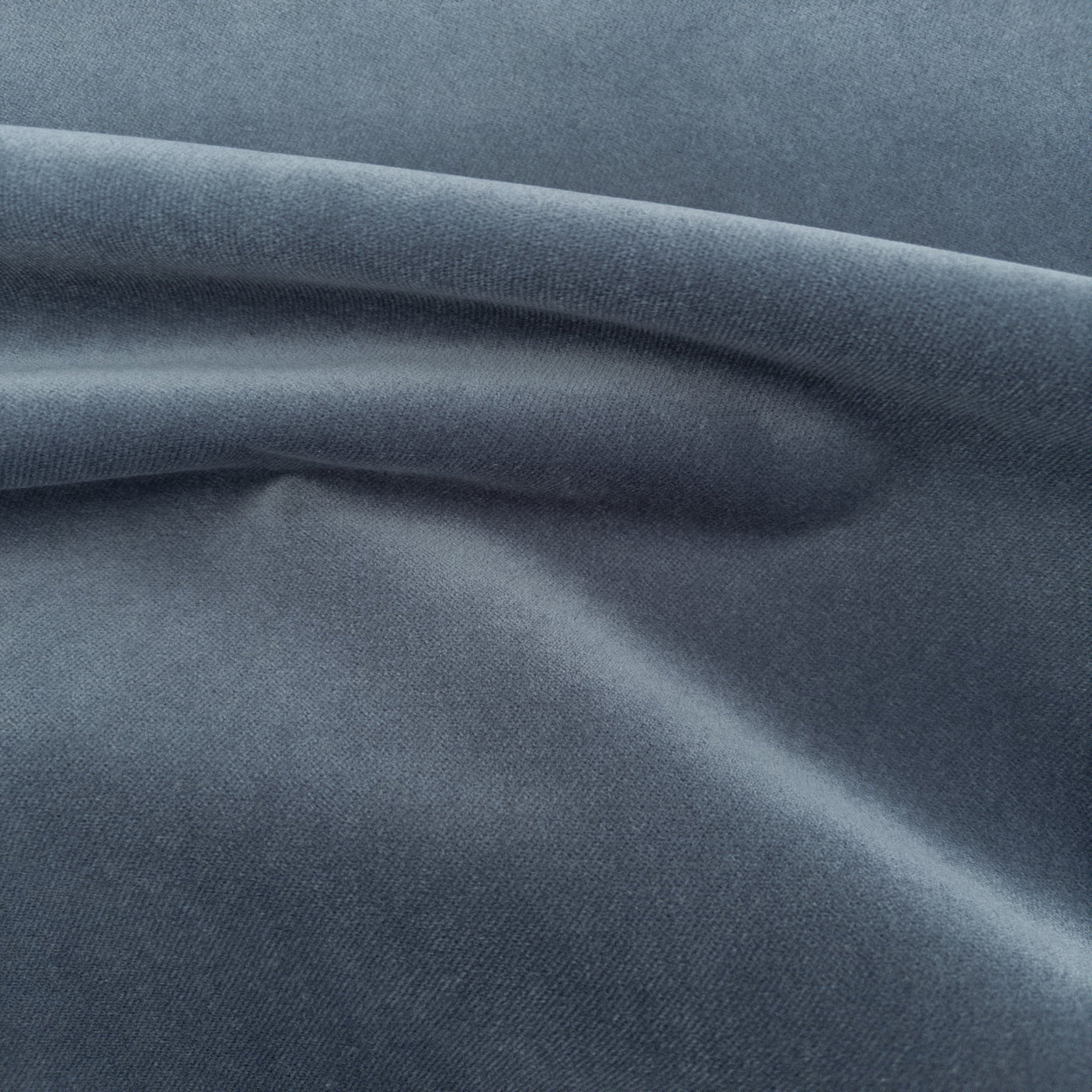 Bexley Velvet Fabric, Steel