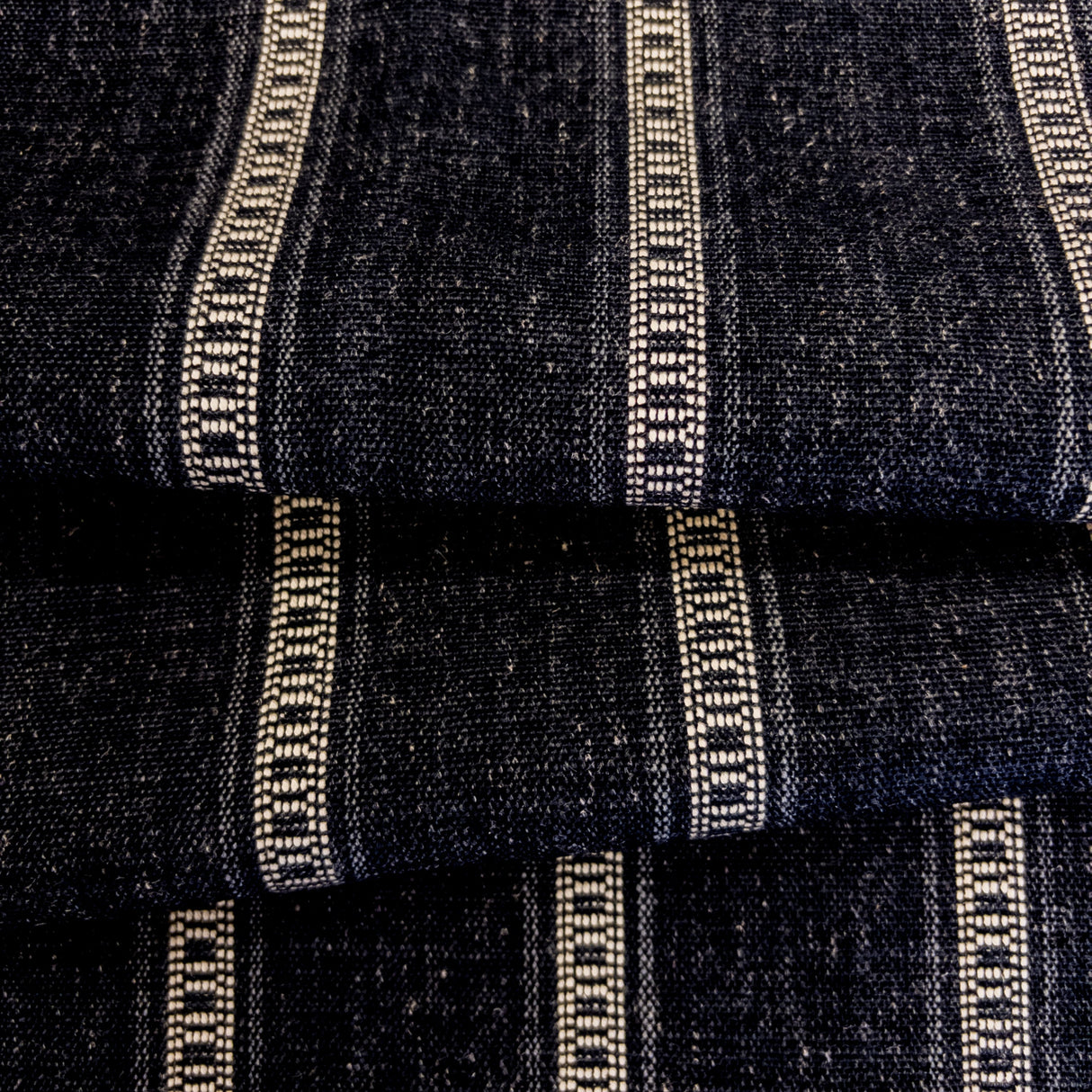 Remi Stripe Fabric, Onyx HomeStyle Fabrics