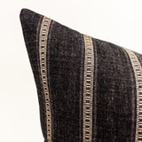 Remi Stripe Pillow, Onyx HomeStyle Fabrics & Furnishings