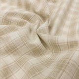 Dunmore Plaid Fabric, Linen