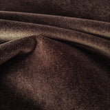 Bexley Velvet Fabric, Walnut