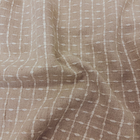 Conley Plaid Fabric, Linen