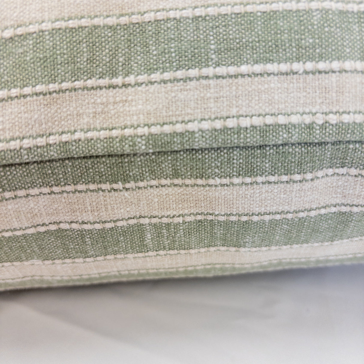Marla Stripe Pillow, Avocado