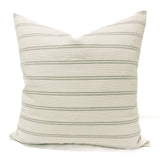 Hollyn Stripe Pillow Cover, Moss