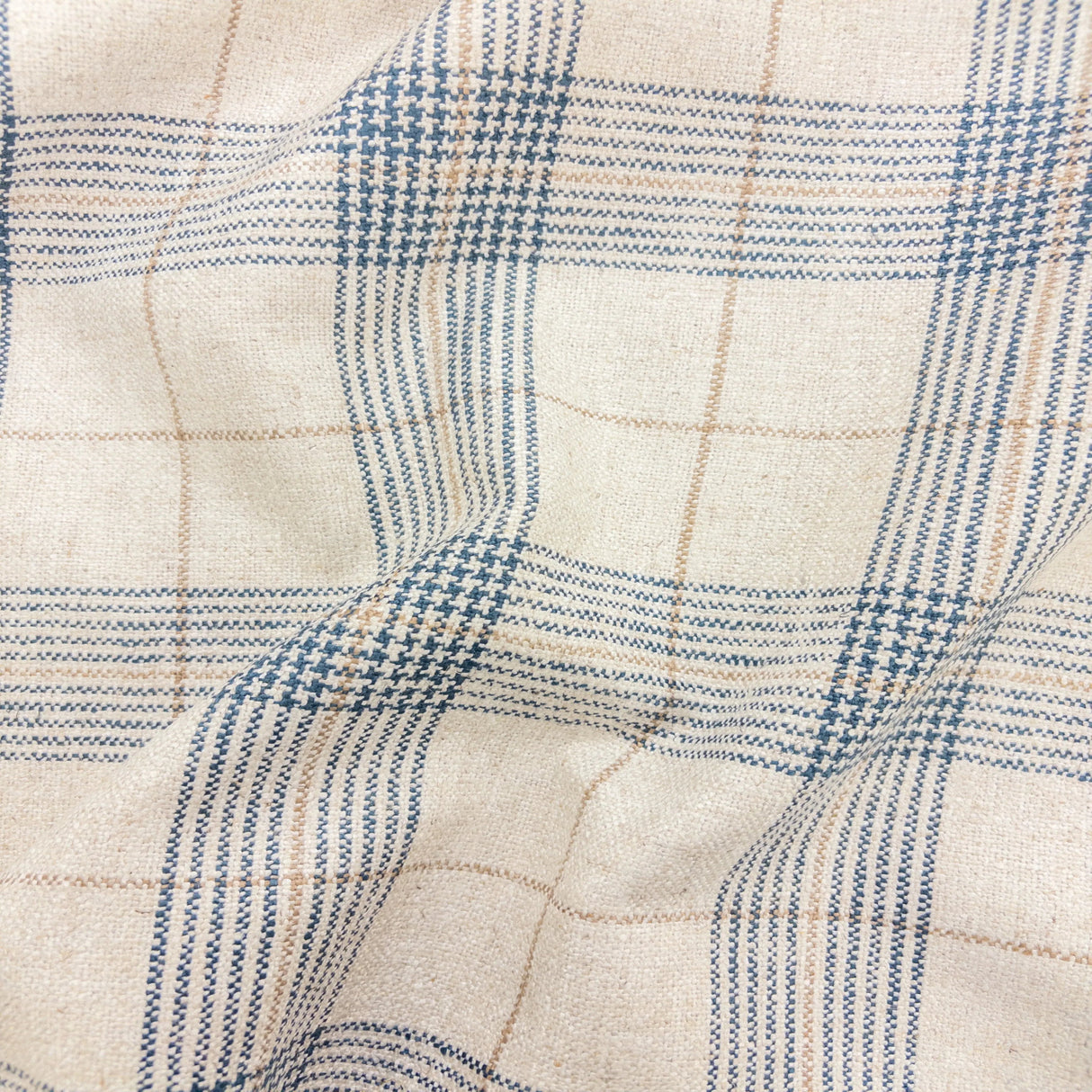 Daine Plaid Upholstery Fabric, Twilight HomeStyle Fabrics