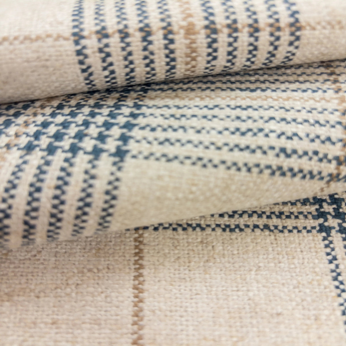 Daine Plaid Upholstery Fabric, Twilight HomeStyle Fabrics