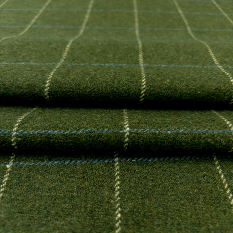 Miller Check Fabric, Moss HomeStyle Fabrics