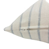 Mila Stripe Pillow Cover, Sky HomeStyle Fabrics