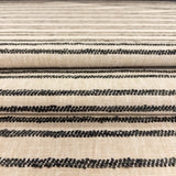Sienna Stripe Fabric, Newsprint
