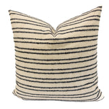 Sienna Stripe Pillow Cover, Newsprint