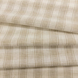 Dunmore Plaid Fabric, Linen