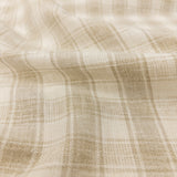 Dunmore Plaid Fabric, Linen