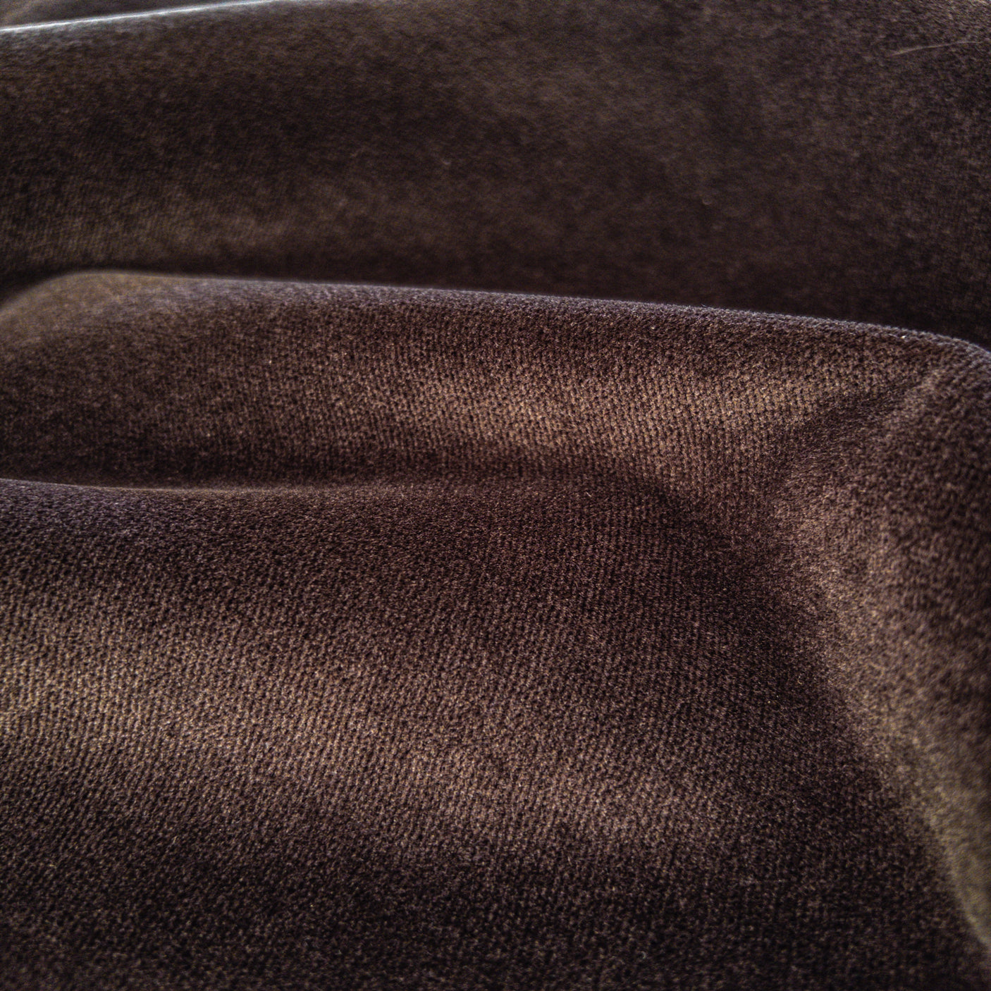Bexley Velvet Fabric, Walnut
