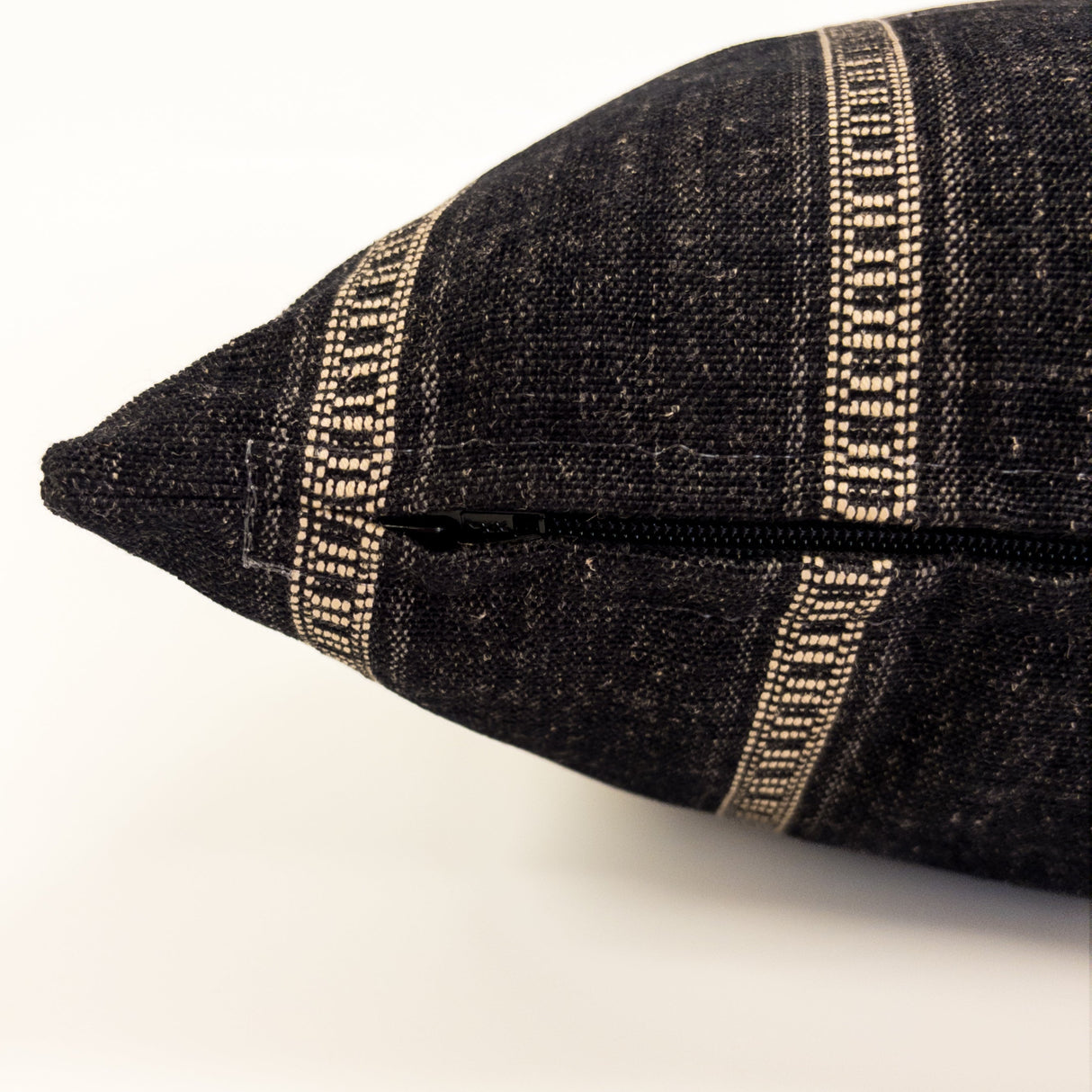 Remi Stripe Pillow, Onyx HomeStyle Fabrics & Furnishings