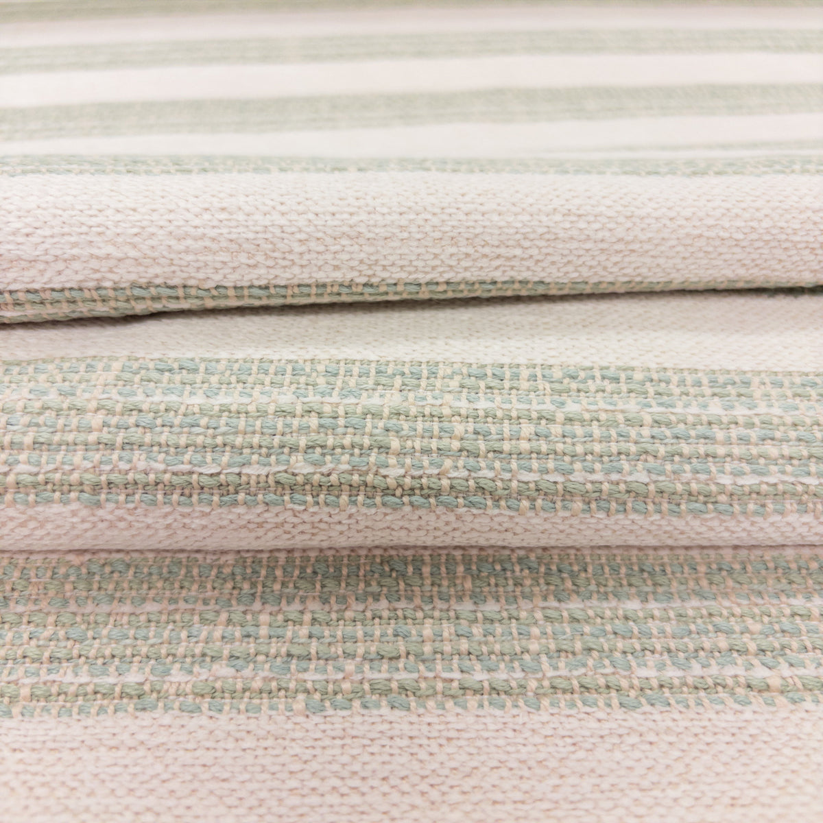 Kinsley Stripe Upholstery Fabric, Mint
