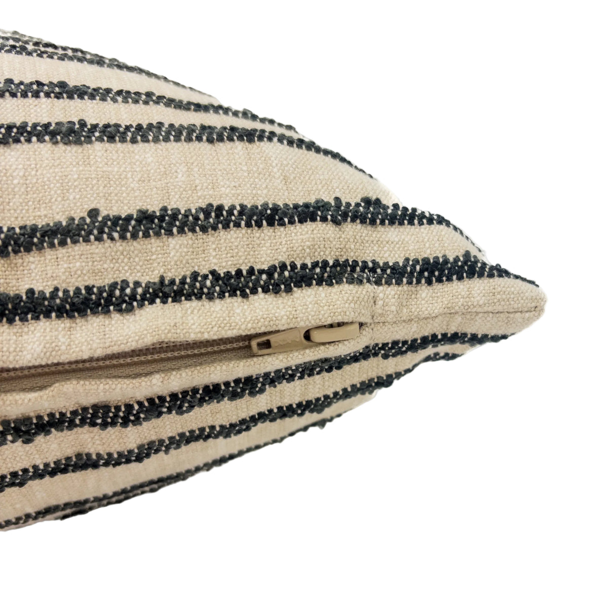 Sienna Stripe Pillow Cover, Newsprint