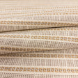Close-up of Sailor Sisal fabric in warm neutral tones with a textured woven stripe pattern