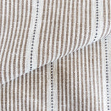Brown Stripe Fabric, Isla Fabric, Butterscotch - HomeStyle Fabrics
