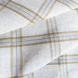 Cason Plaid Fabric, Sandstone - HomeStyle Fabrics