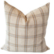 Cason Plaid Pillow Cover, Sandstone - HomeStyle Fabrics