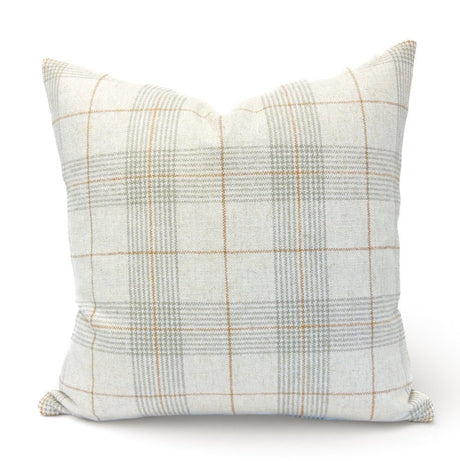 Daine Plaid Pillow Cover, Jade - HomeStyle Fabrics
