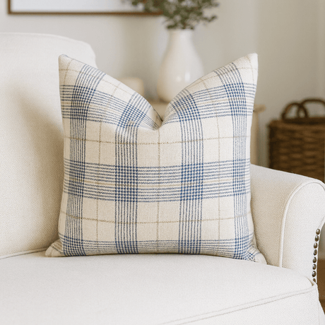 Daine Plaid Pillow Cover, Twilight - HomeStyle Fabrics