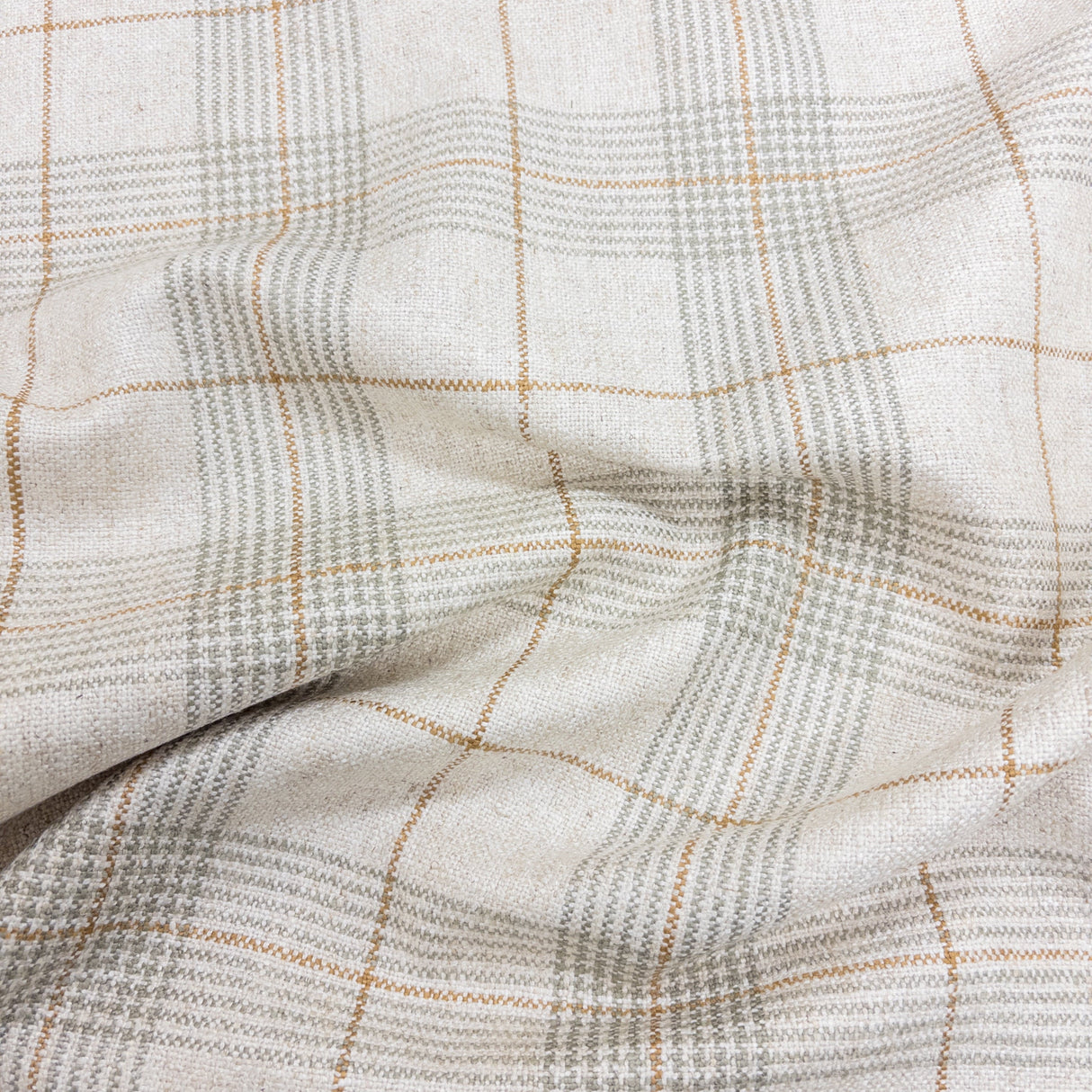 Daine Plaid Upholstery Fabric, Jade - HomeStyle Fabrics