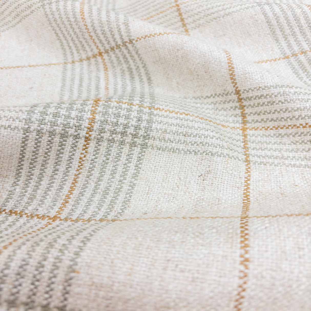 Daine Plaid Upholstery Fabric, Jade - HomeStyle Fabrics