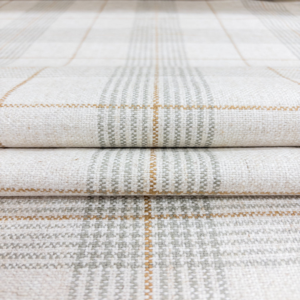 Daine Plaid Upholstery Fabric, Jade - HomeStyle Fabrics