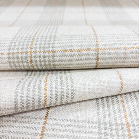 Daine Plaid Upholstery Fabric, Jade - HomeStyle Fabrics