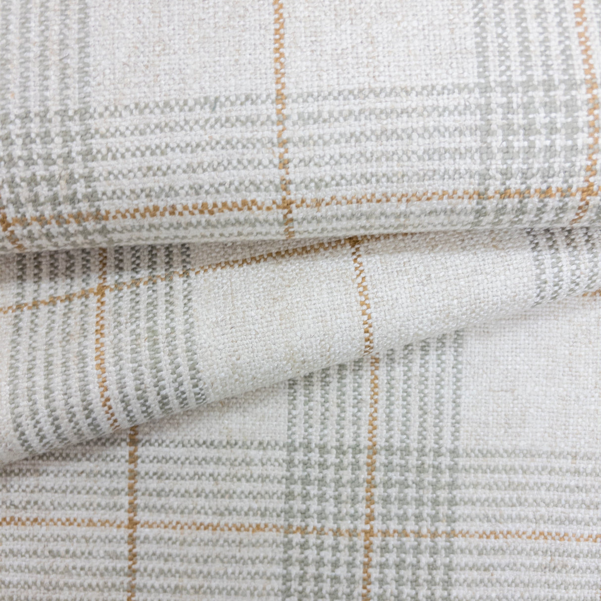 Daine Plaid Upholstery Fabric, Jade - HomeStyle Fabrics