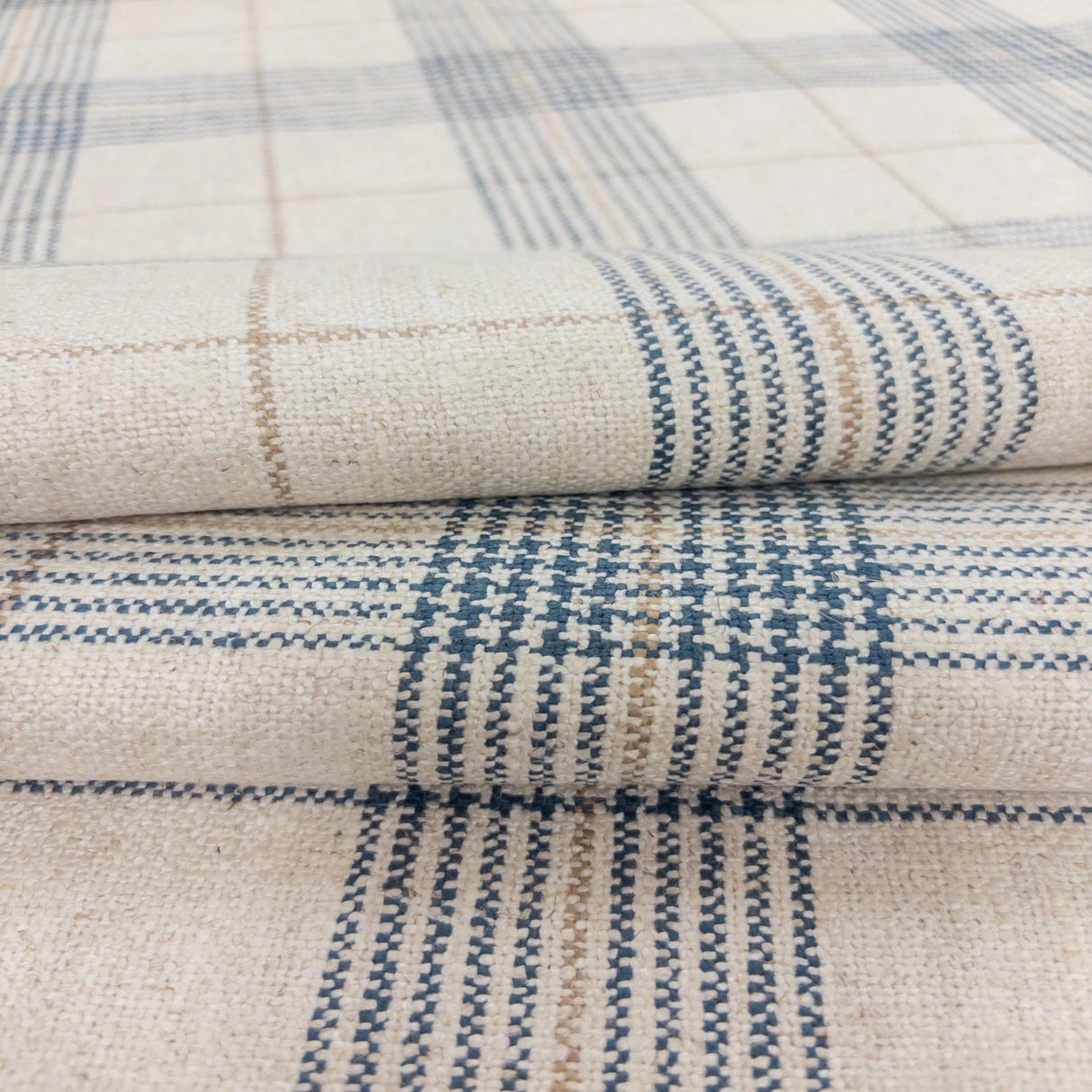Daine Plaid Upholstery Fabric, Twilight - HomeStyle Fabrics