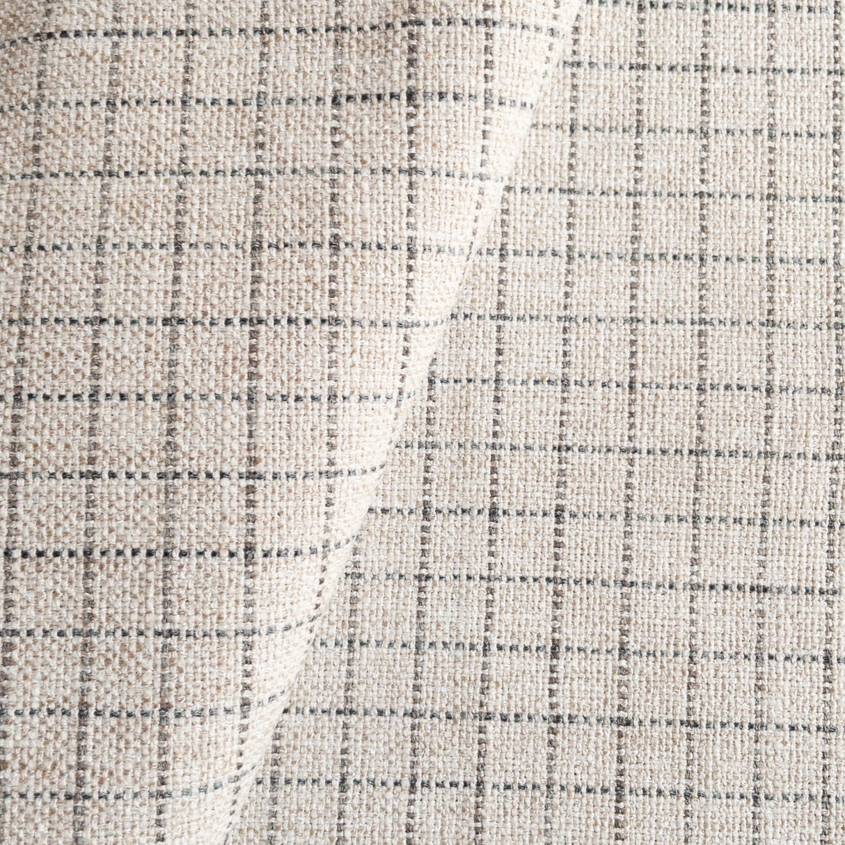 Eloise Plaid Fabric, Birch - HomeStyle Fabrics