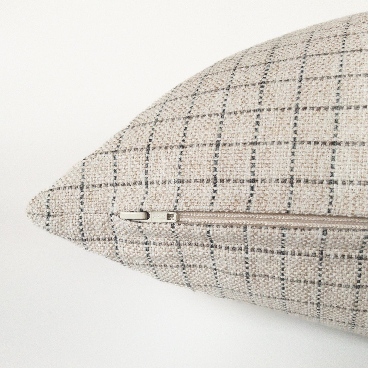 Eloise Plaid Pillow Cover, Birch - HomeStyle Fabrics