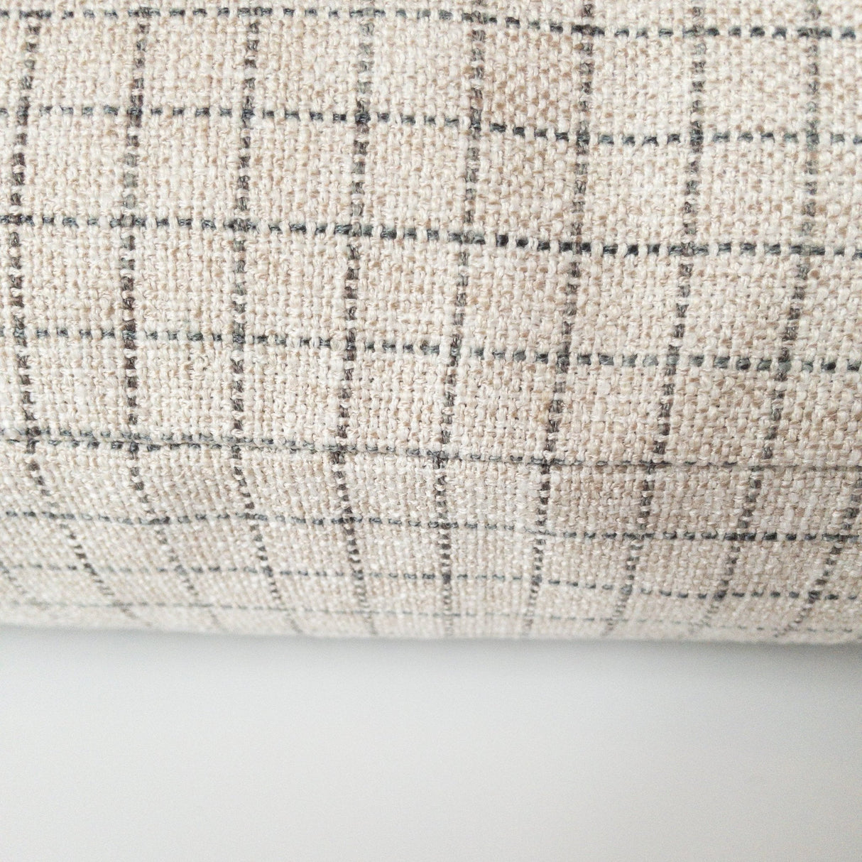 Eloise Plaid Pillow Cover, Birch - HomeStyle Fabrics