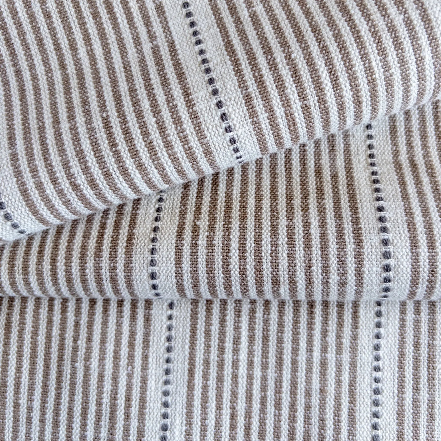 Isla Stripe Fabric, Butterscotch - HomeStyle Fabrics