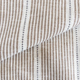 Isla Stripe Pillow, Butterscotch Brown - HomeStyle Fabrics