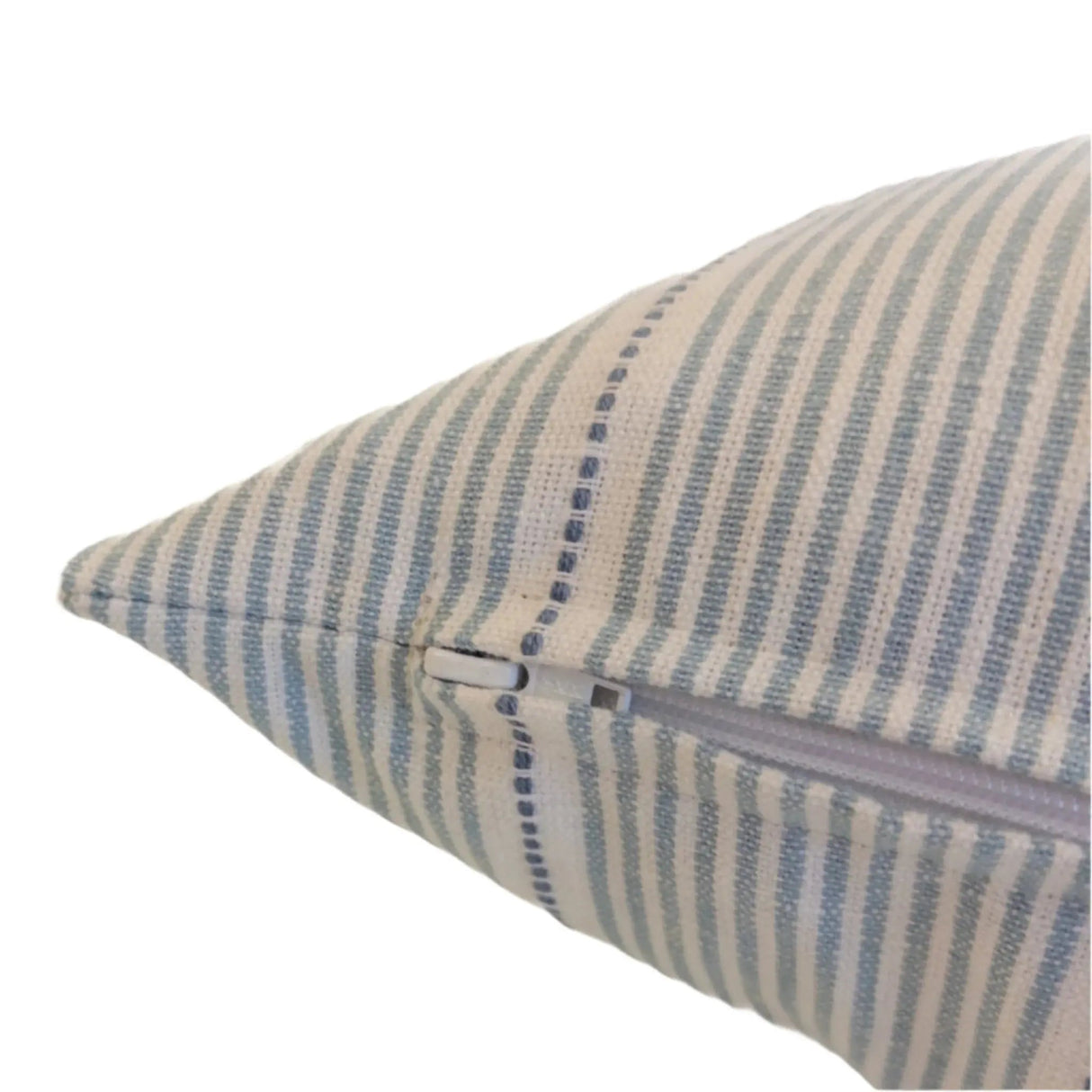 Isla Stripe Throw Pillow, Coneflower Blue - HomeStyle Fabrics