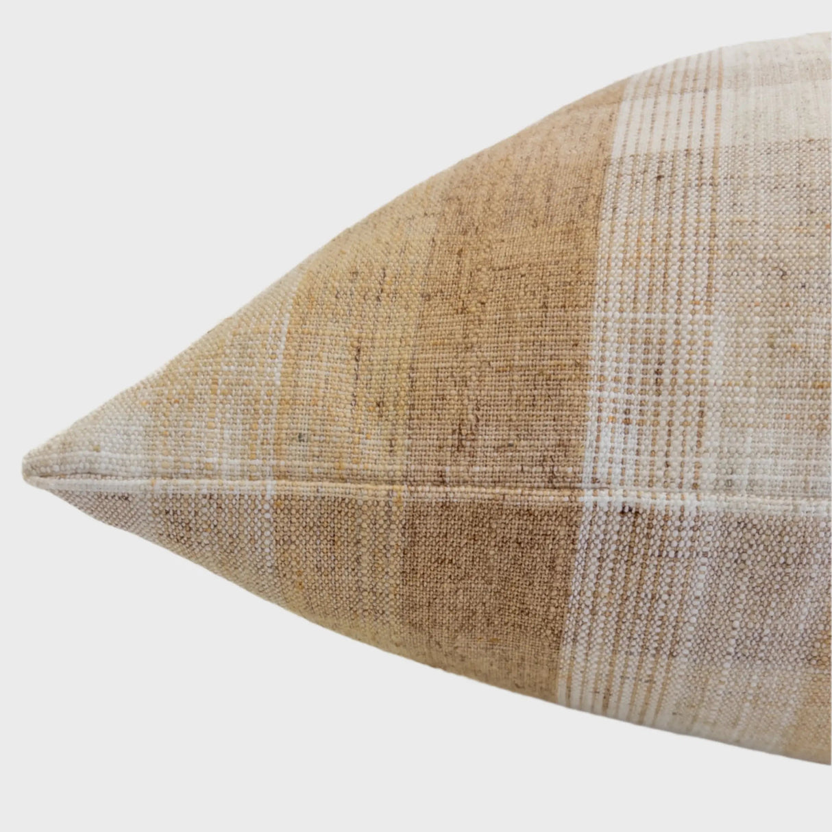 Jasper Plaid Pillow Cover, Caramel - HomeStyle Fabrics