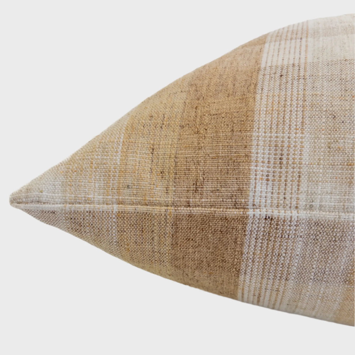 Jasper Plaid Pillow Cover, Caramel - HomeStyle Fabrics