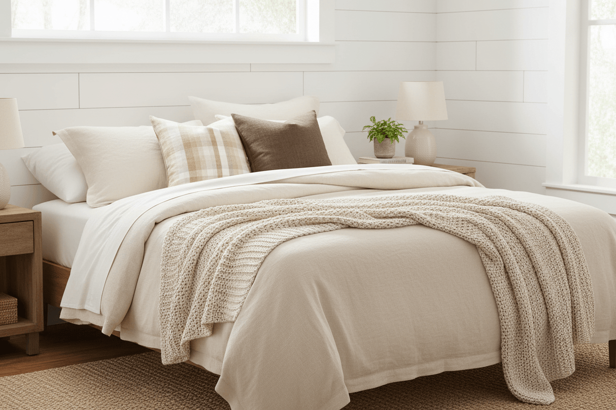 Jasper Plaid Pillow Cover, Caramel - HomeStyle Fabrics