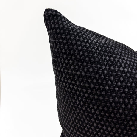 Kohen Pillow Cover, Onyx - HomeStyle Fabrics