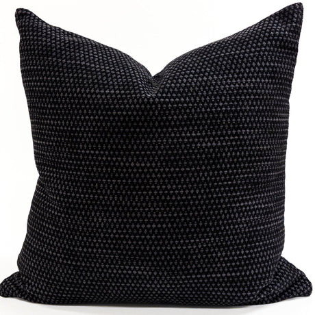 Kohen Pillow Cover, Onyx - HomeStyle Fabrics