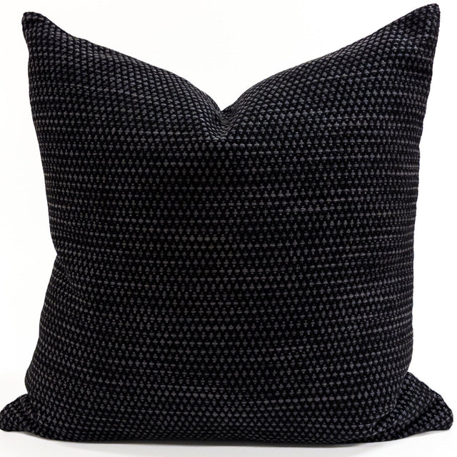 Kohen Pillow Cover, Onyx - HomeStyle Fabrics