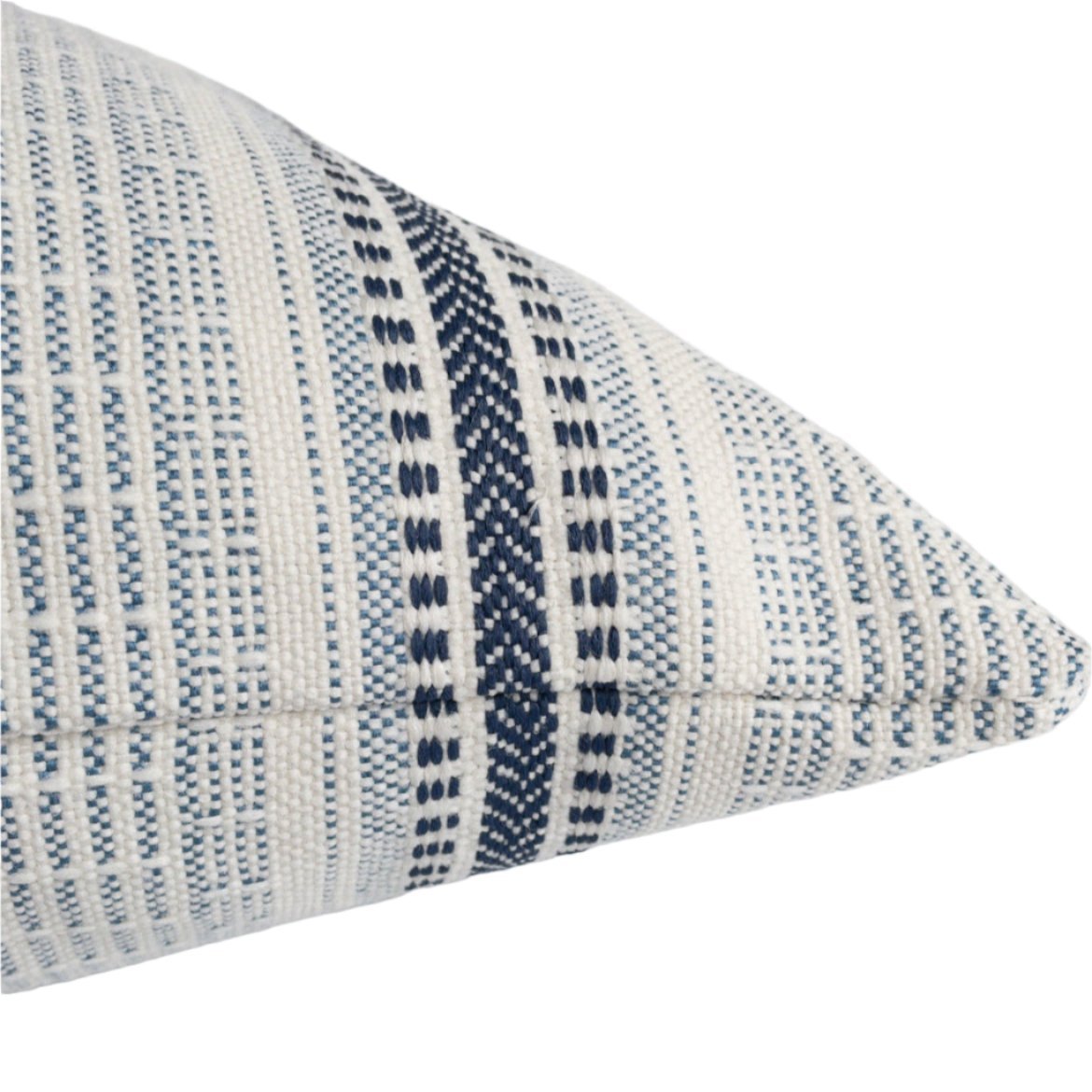 Logan Stripe Pillow Cover, Lapis Blue - HomeStyle Fabrics