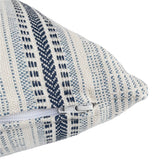 Logan Stripe Pillow Cover, Lapis Blue - HomeStyle Fabrics