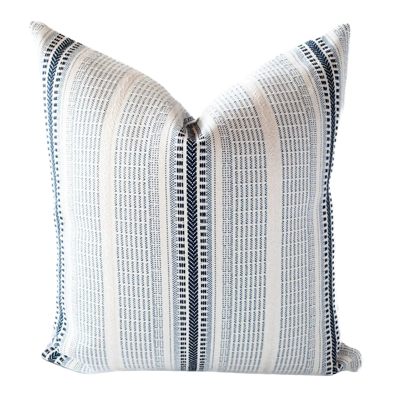 Logan Striped Pillow Cover, Lapis Blue *MISFIT* - HomeStyle Fabrics
