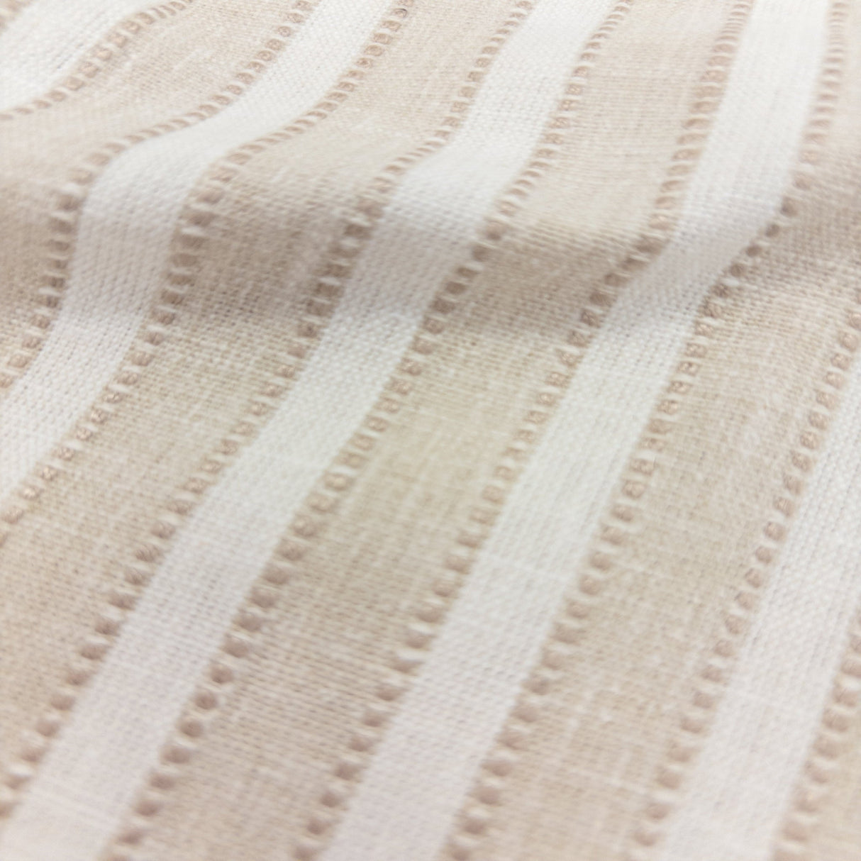 Marla Stripe Fabric, Sandbar - HomeStyle Fabrics
