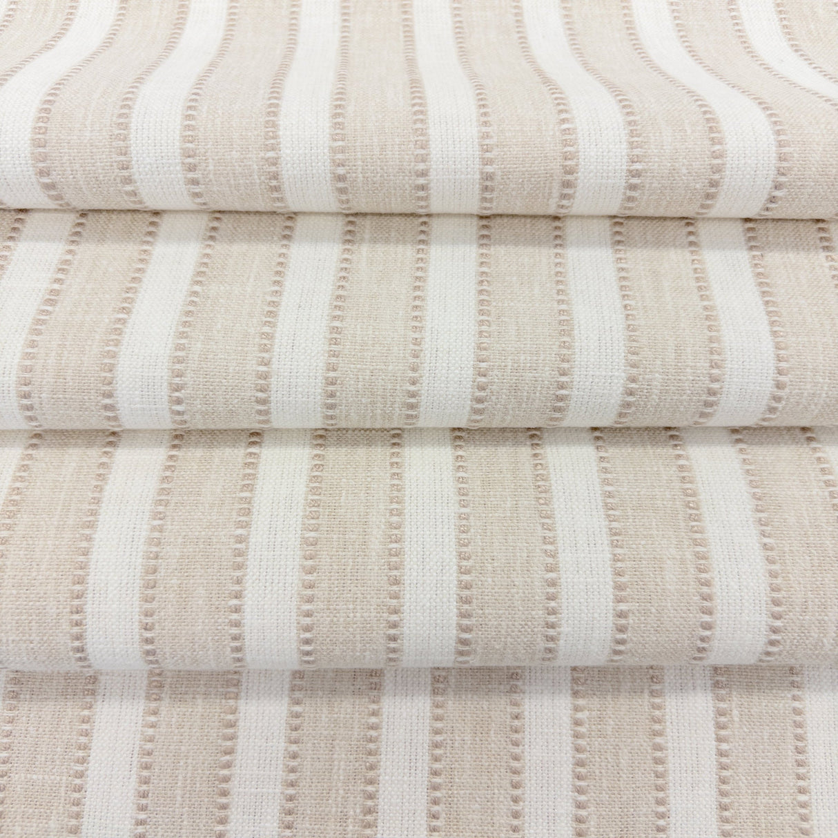 Marla Stripe Fabric, Sandbar - HomeStyle Fabrics