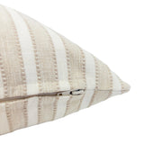 Marla Stripe Pillow, Sandbar - HomeStyle Fabrics